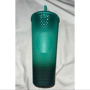 Starbucks - Green Gradient Studded Acrylic Tumbler - Fall 2022